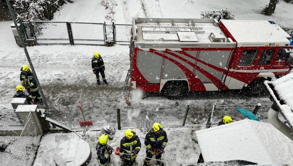 Wassereintritt durch Schneemassen