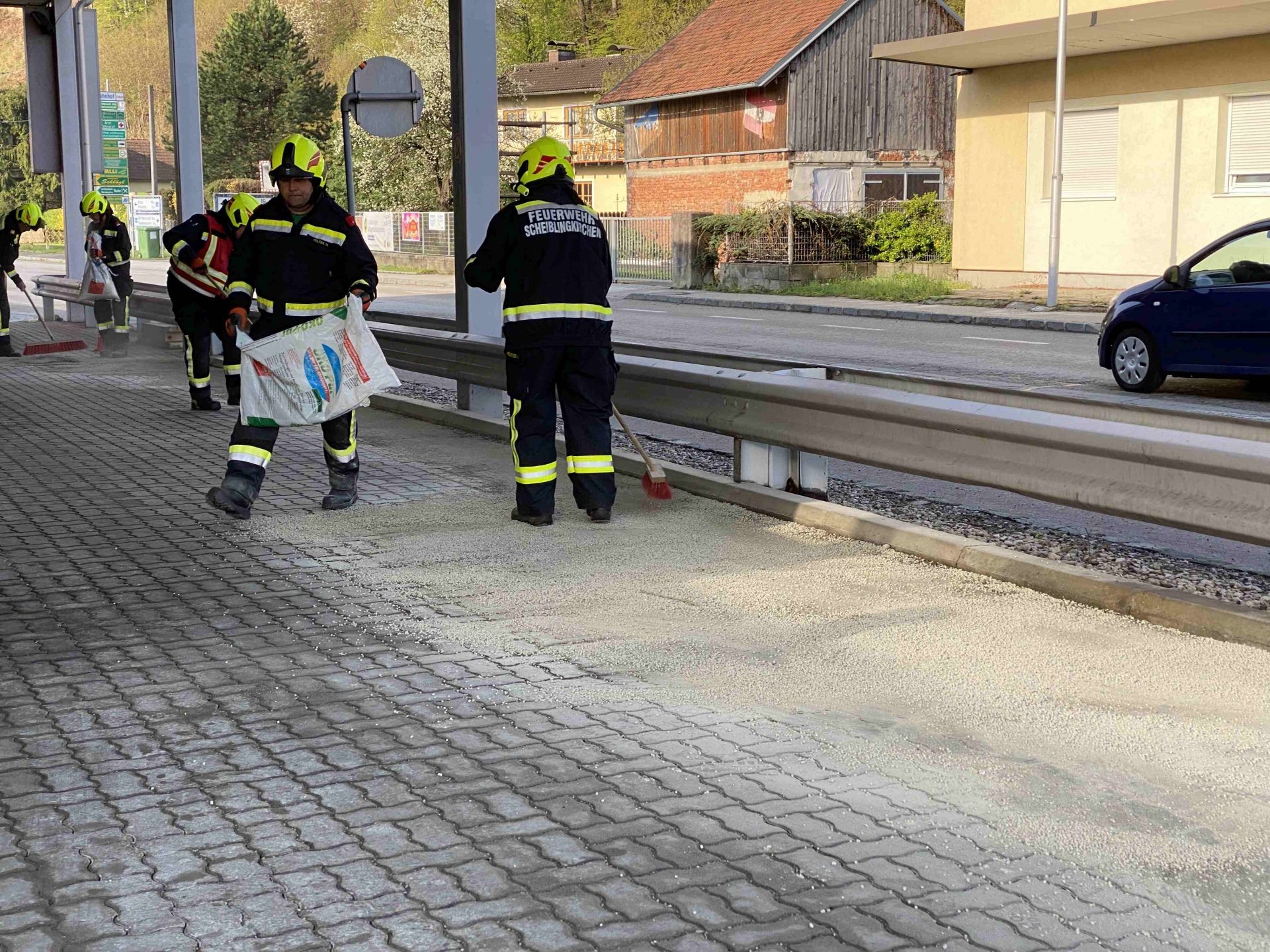 ca. 40 Liter Diesel ausgetreten